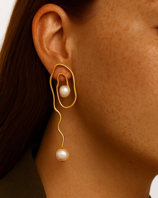 ARETES ANÉMONA S- GOLD
