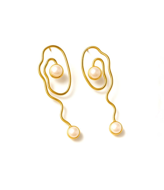 ARETES ANÉMONA S- GOLD