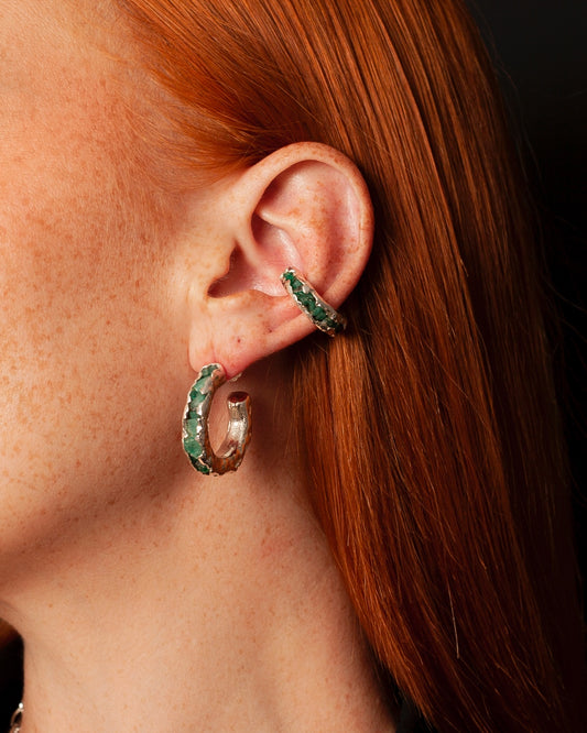 EARCUFF BORBUR SILVER