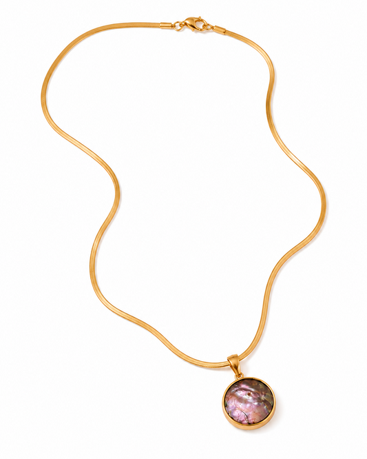 COLLAR MADRE PERLA CAFÉ