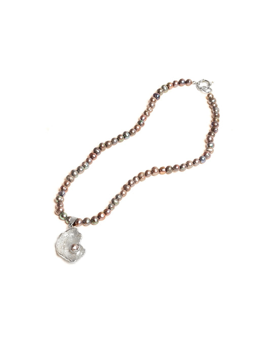 COLLAR ALMA NEGRA SILVER