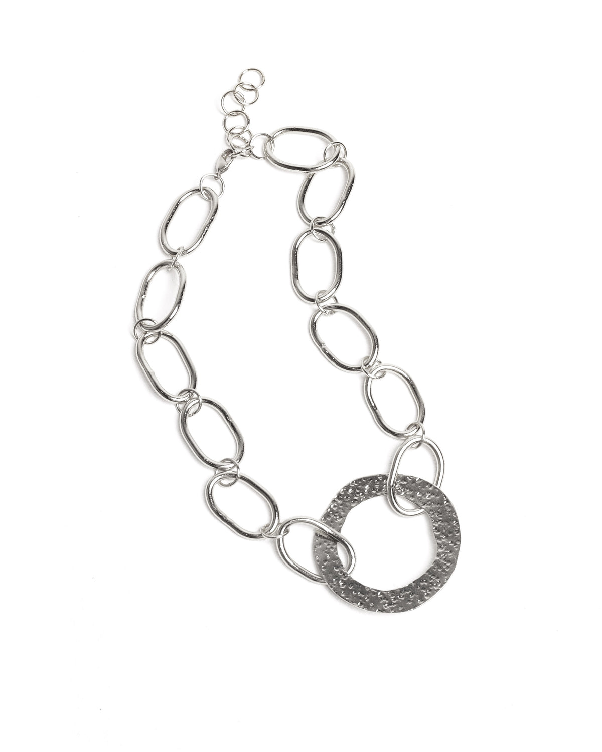 Collar Bruma de Ferozza en bronce con baño de oro 24k, de textura marcada — vista 2
