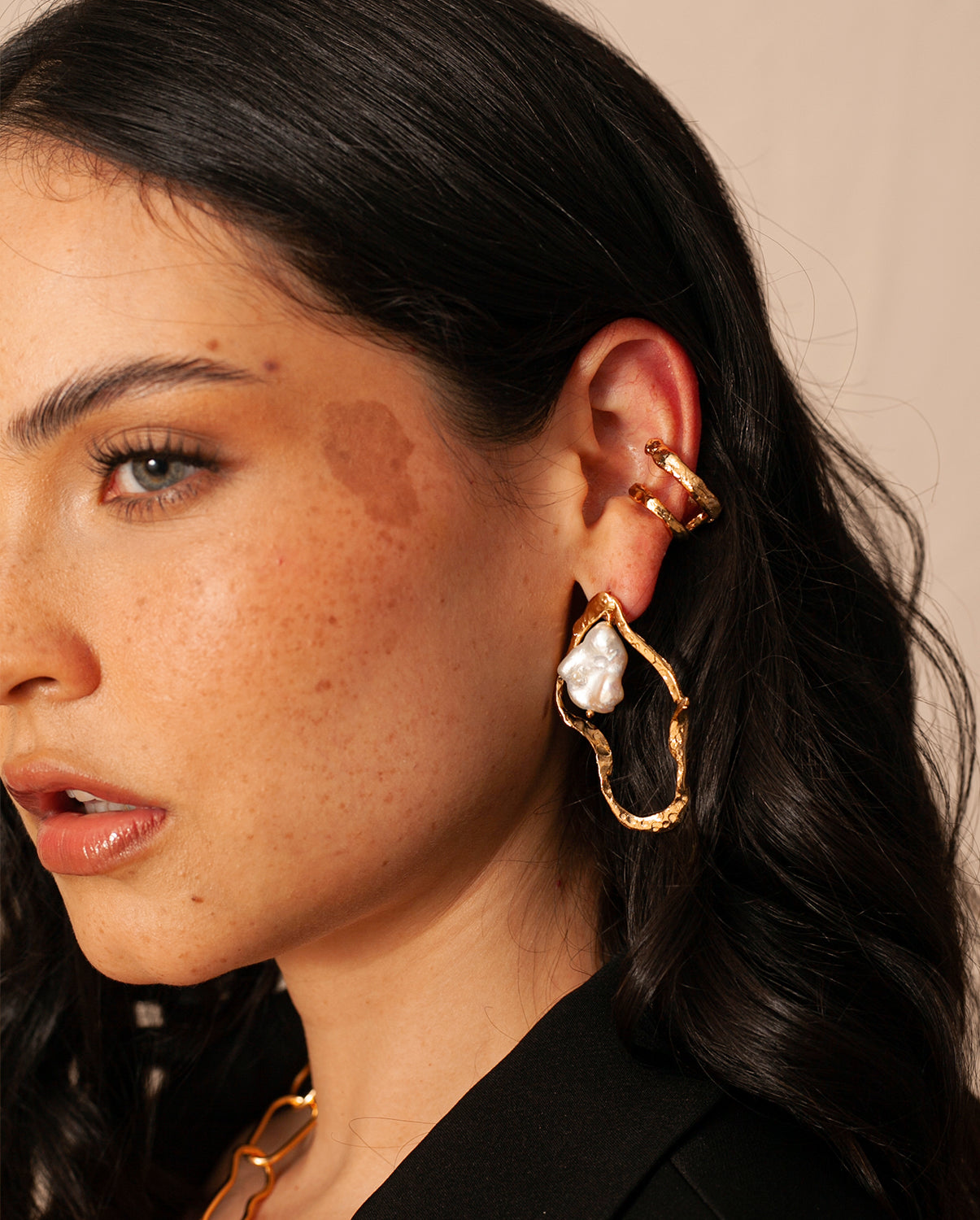 EARCUFF OLIVA - GOLD