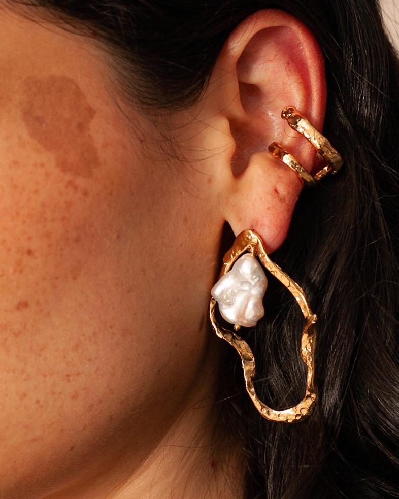 EARCUFF OLIVA - GOLD