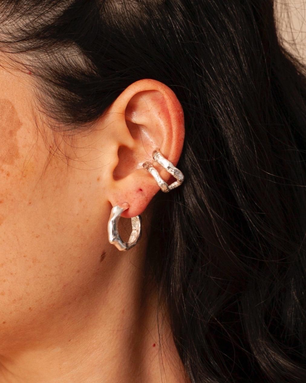 EARCUFF OLIVA - SILVER